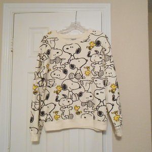 Peanuts Snoopy & Woodstock Sweatshirt (Bust 20-1/2")